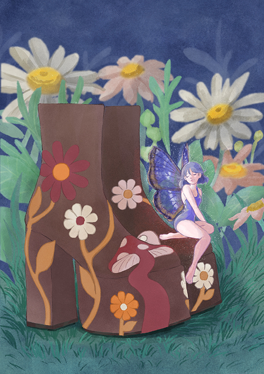 fairy and boots