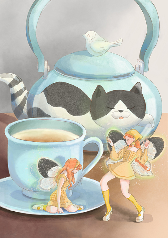 fairy and kettle