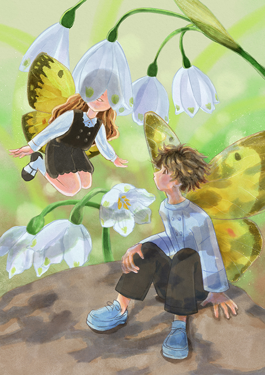 fairy with loddon lily