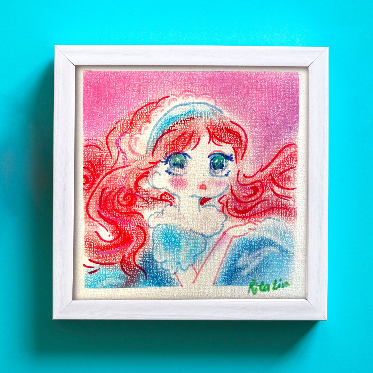原創手繪畫作 Pastel Acrylic Marker Paint Art
