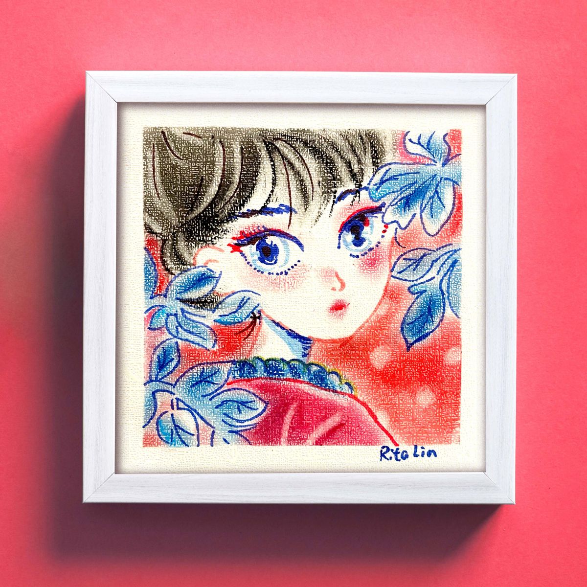 原創手繪畫作 Pastel Acrylic Marker Paint Art