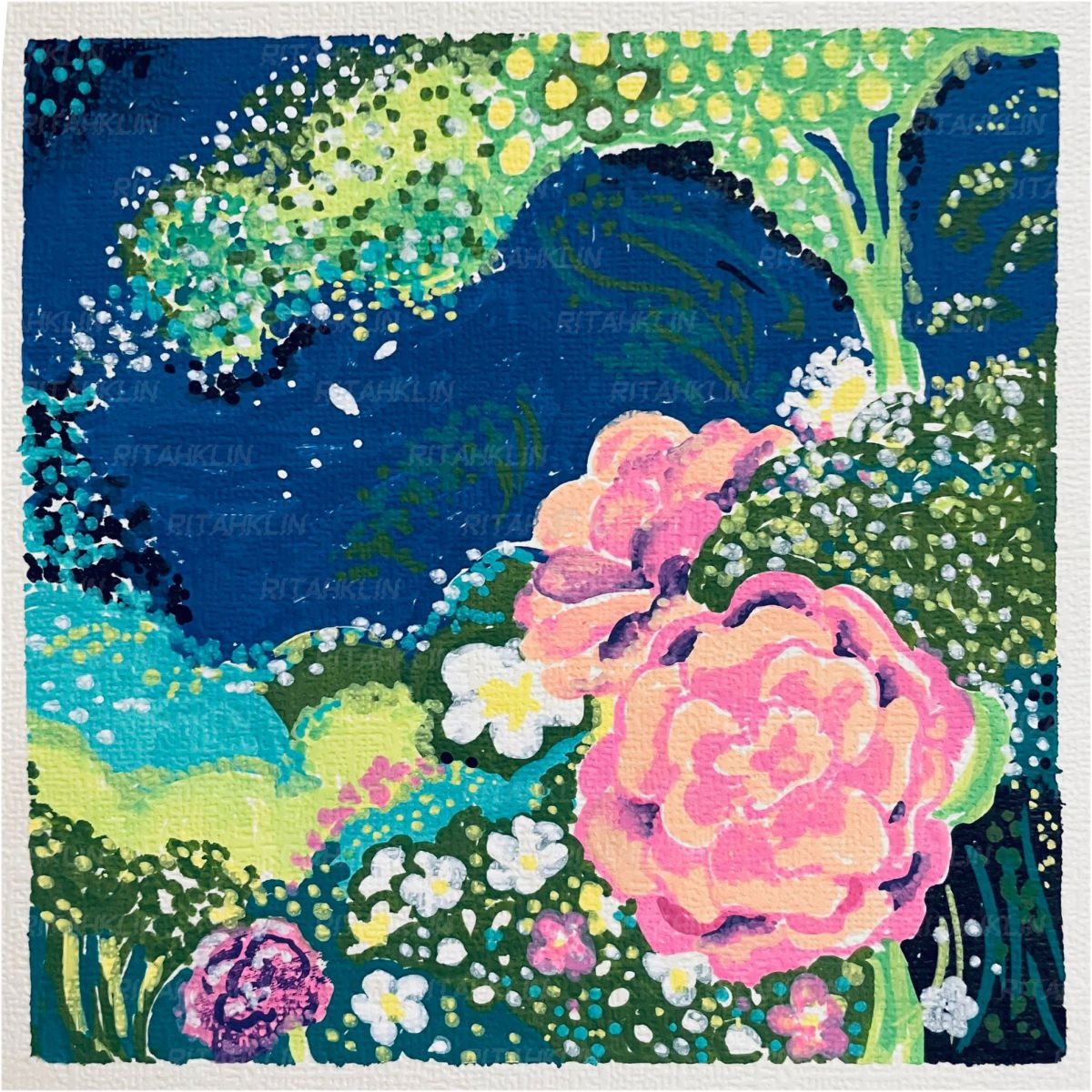 原創手繪畫作 Pastel Acrylic Marker Paint Art