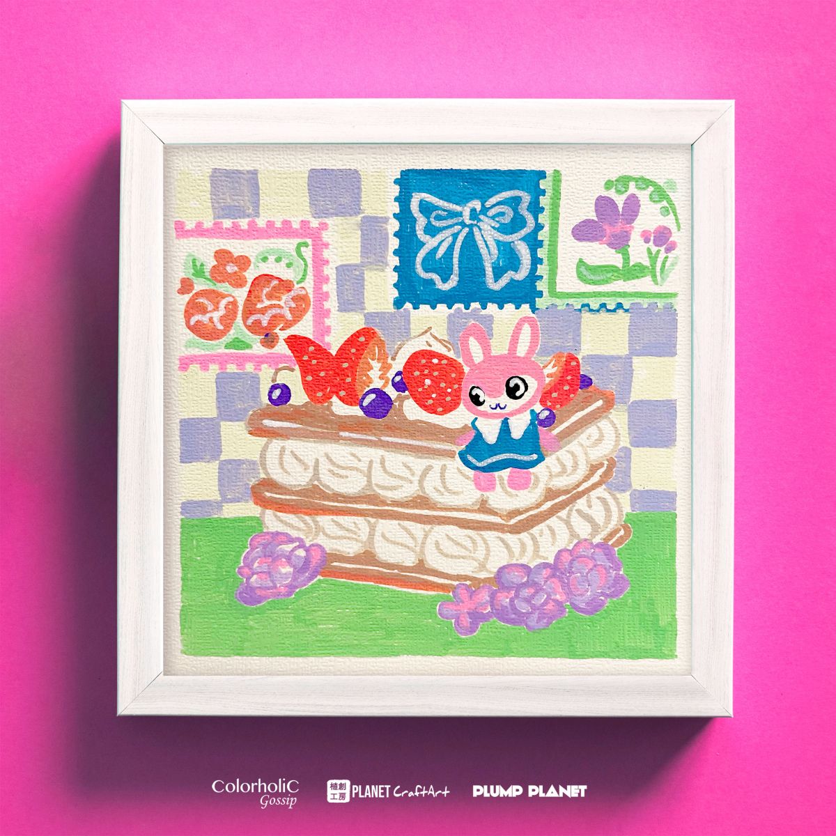 原創手繪畫作 Pastel Acrylic Marker Paint Art