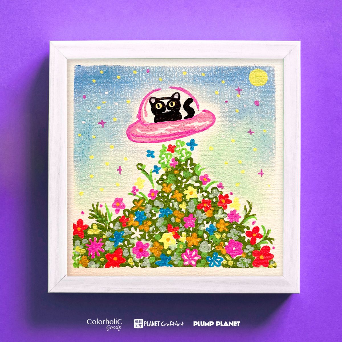 原創手繪畫作 Pastel Acrylic Marker Paint Art