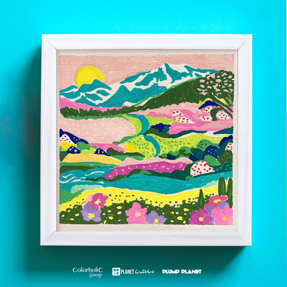 原創手繪畫作 Pastel Acrylic Marker Paint Art