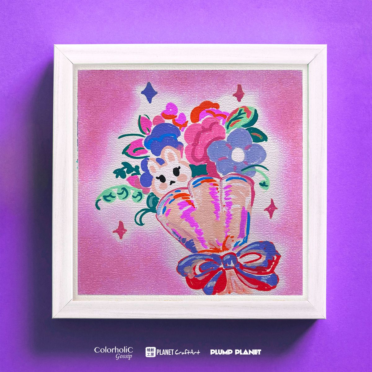 原創手繪畫作 Pastel Acrylic Marker Paint Art