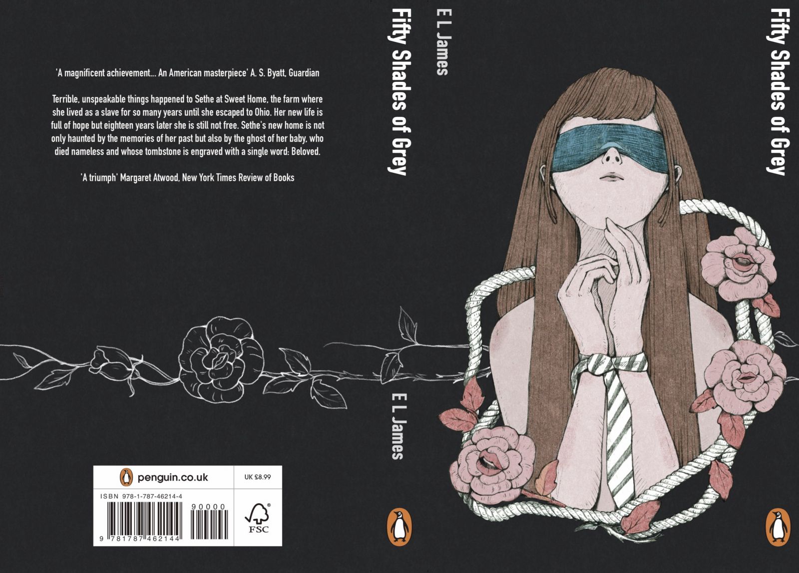 書封面設計(Penguin) -格雷的五十道陰影