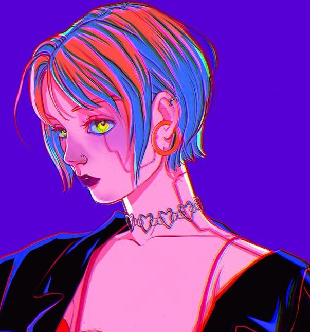 Cyberpunk girl