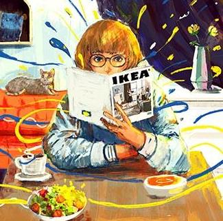 IKEA 2019 Catalogue Campaign Illustration
