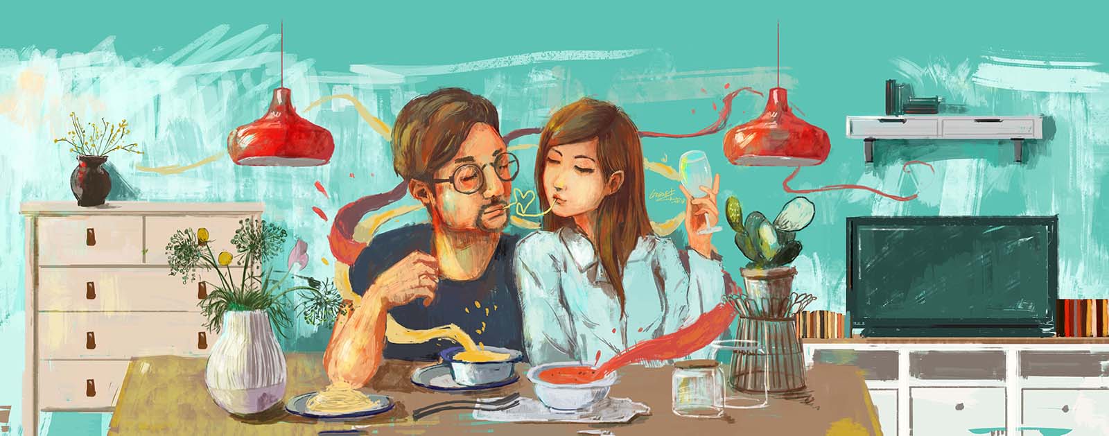 IKEA 2019 Catalogue Campaign Illustration