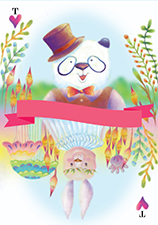 In Wonderland- invitation card