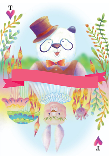 In Wonderland- invitation card